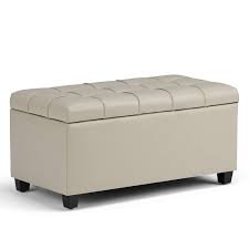 Leather Ottoman